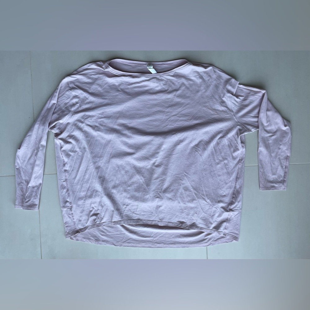 Lululemon Back in Action long sleeve shirt size 14